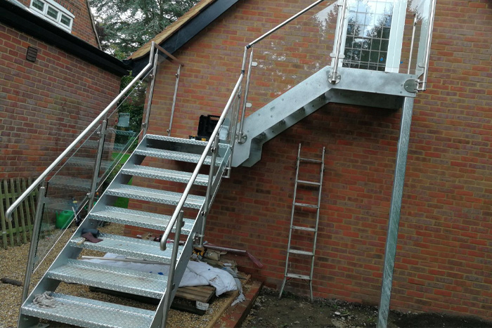 Galvanised Staircases