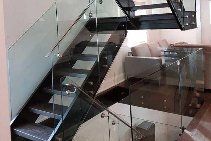 Glass Staircases & Stainless Steel