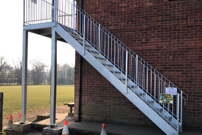 Galvanised Staircases